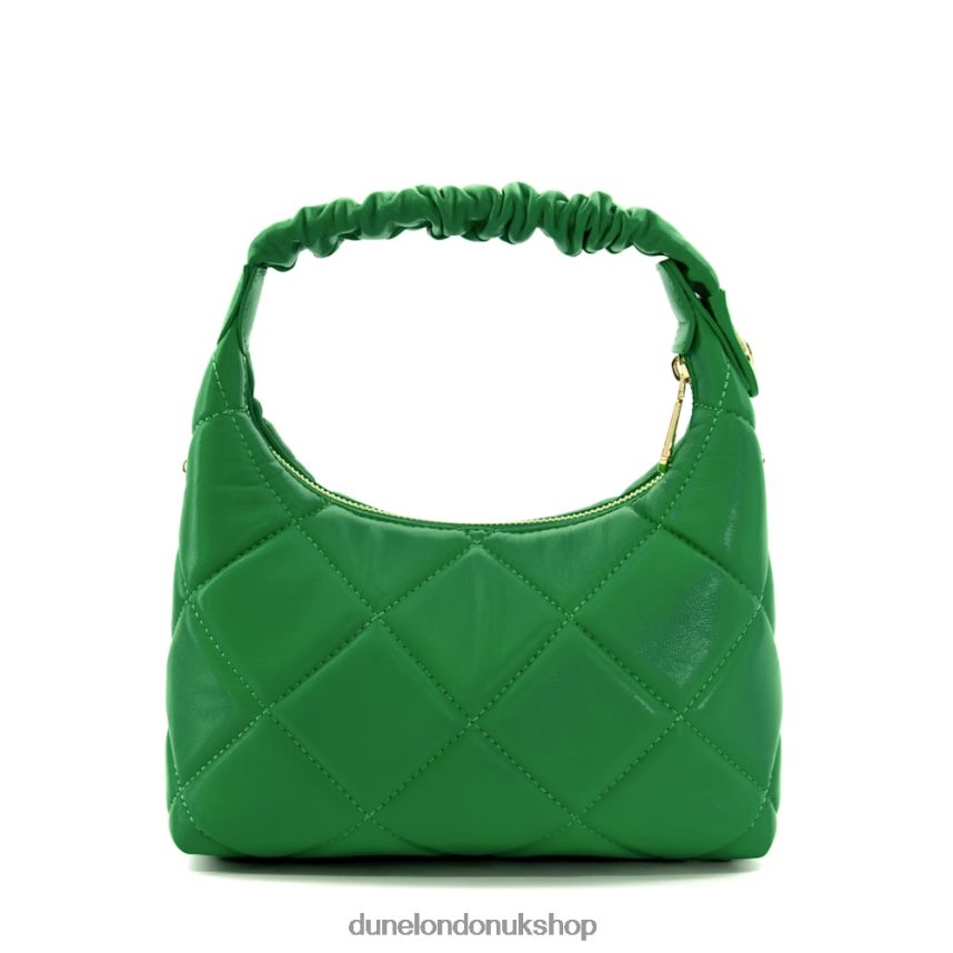 Quilted Ruched-Shoulder Bag Women N4BBPB160 Dune London Duchess H Green