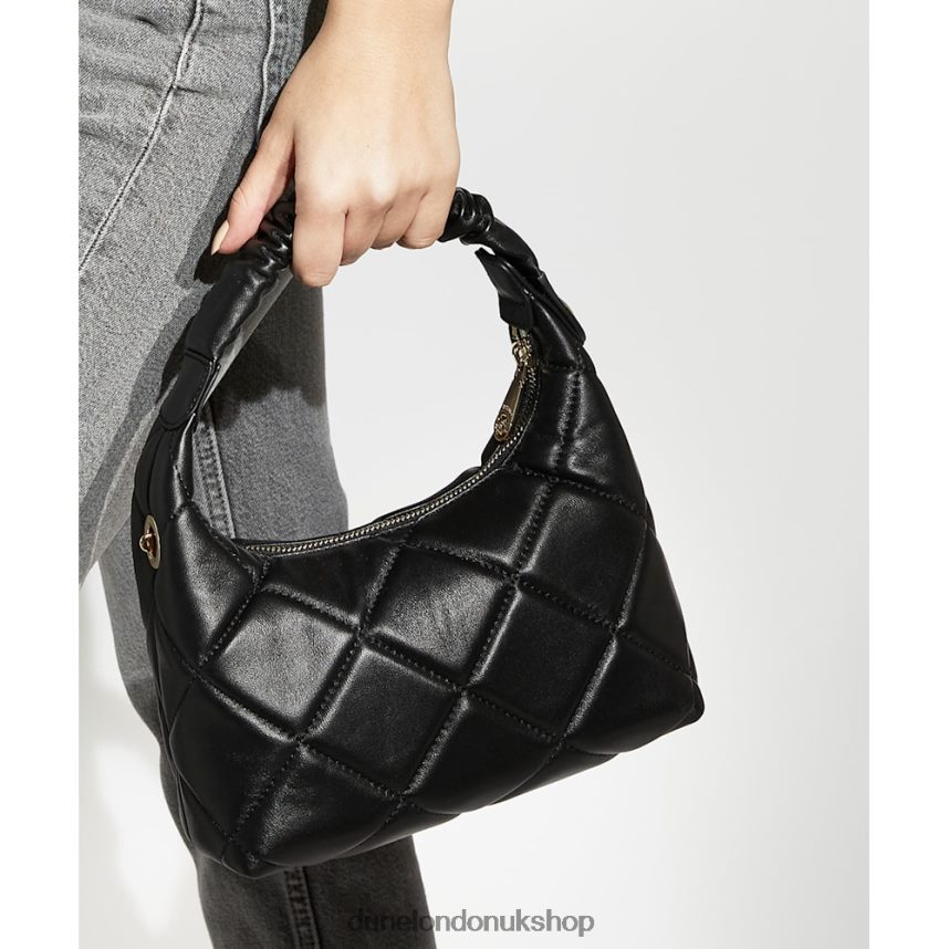 Quilted Ruched-Shoulder Bag Women N4BBPB161 Dune London Duchess H Black