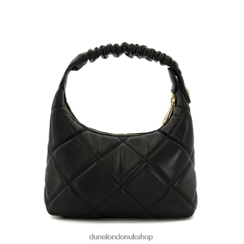 Quilted Ruched-Shoulder Bag Women N4BBPB161 Dune London Duchess H Black