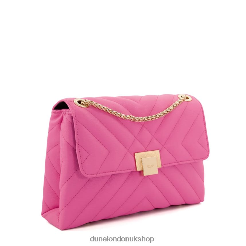 Small Quilted Shoulder Bag Women N4BBPB155 Dune London Dorchester Fuchsia