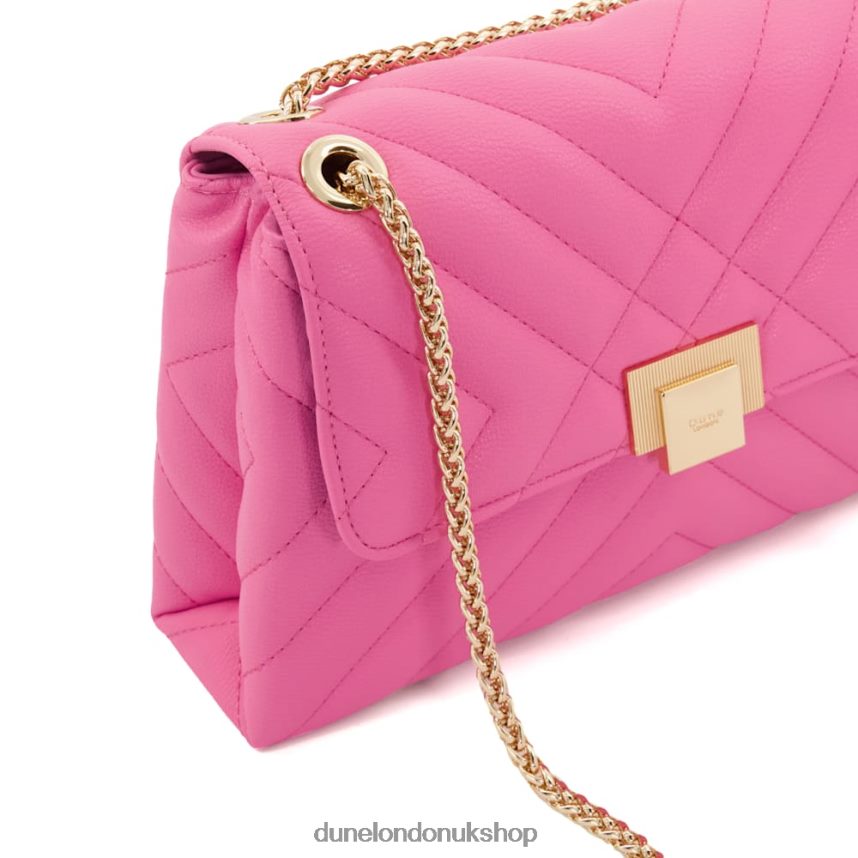 Small Quilted Shoulder Bag Women N4BBPB155 Dune London Dorchester Fuchsia