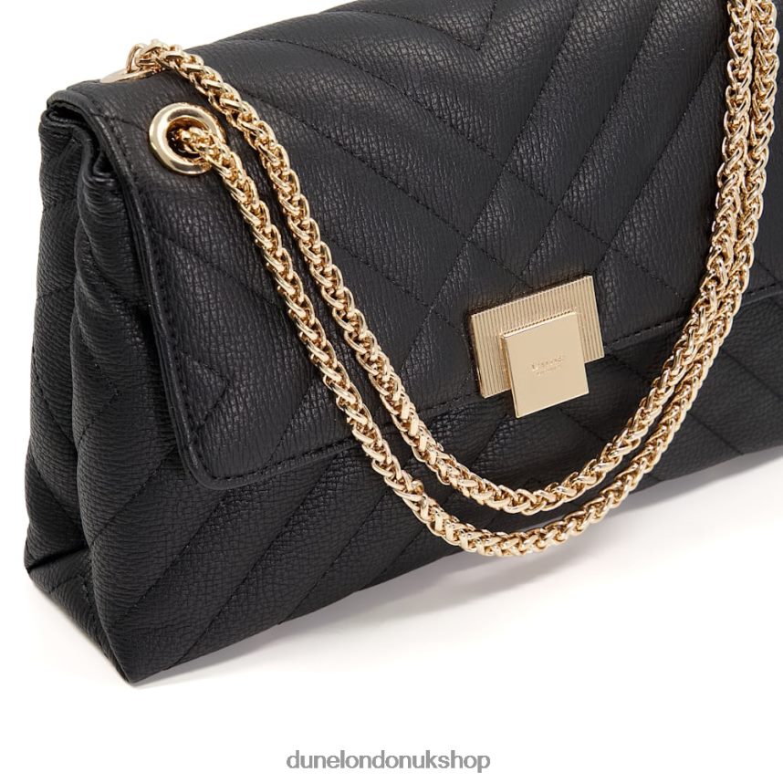 Small Quilted Shoulder Bag Women N4BBPB244 Dune London Dorchester Black