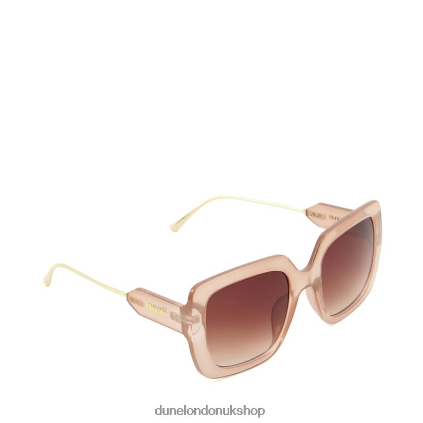 Oversized Square Sunglasses Women N4BBPB99 Dune London Graceland Blush