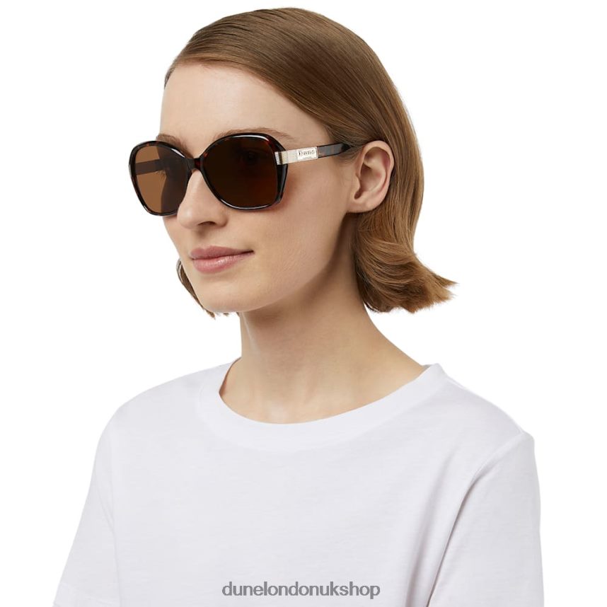 Oversized Sunglasses Women N4BBPB154 Dune London Grennada Tortoiseshell