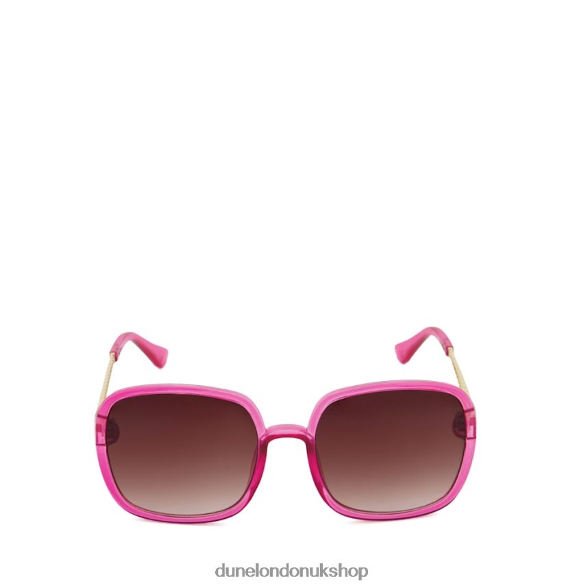 Recycled Oversized Sunglasses Women N4BBPB153 Dune London Glamour Pink