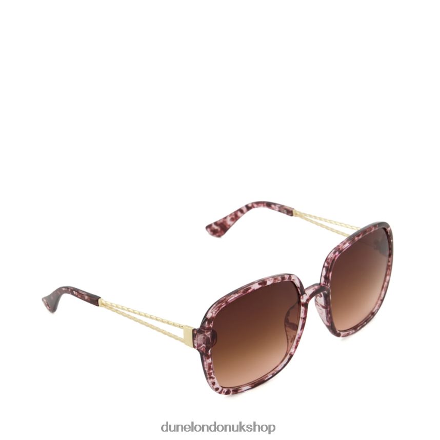 Recycled Oversized Sunglasses Women N4BBPB159 Dune London Glamour Blush