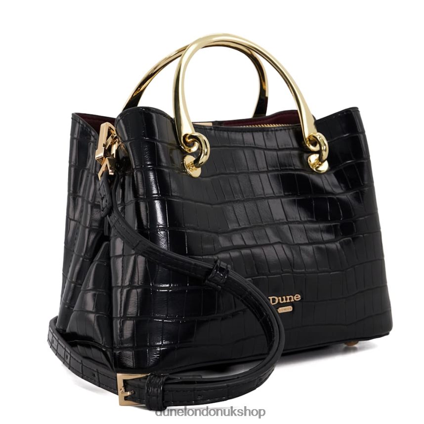 Gold Top Handle Tote Women N4BBPB31 Dune London Dinkydorrien Black