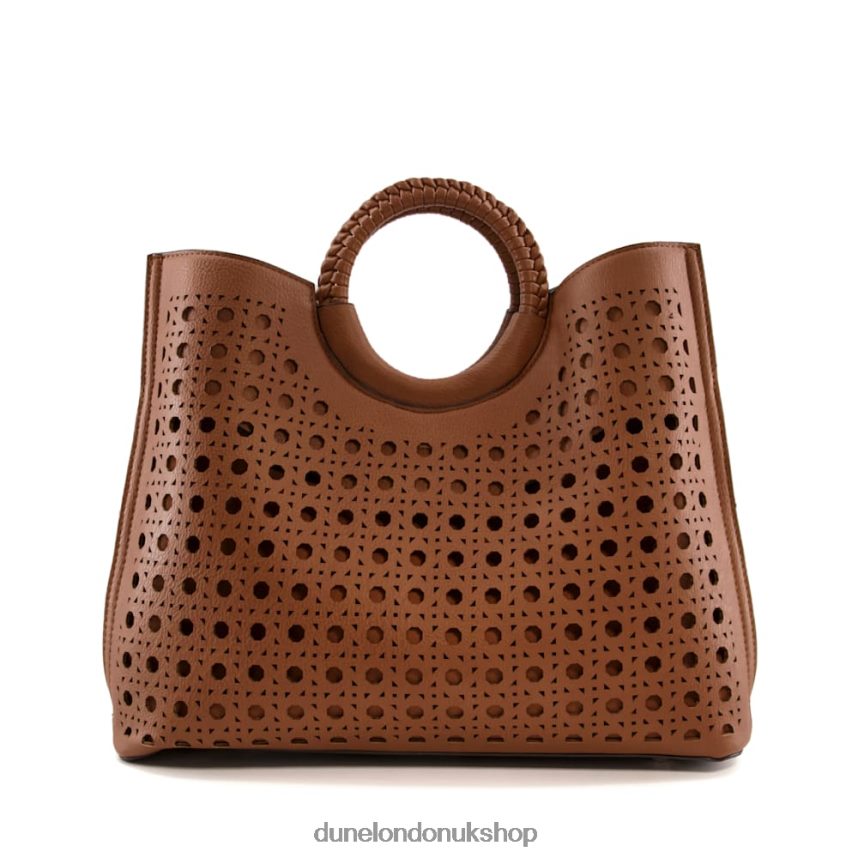 Laser-Cut Tote Bag Women N4BBPB252 Dune London Dellila Tan