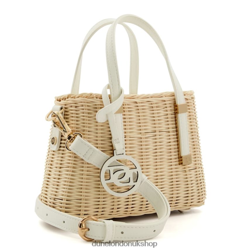 Small Raffia Tote Bag Women N4BBPB145 Dune London Dinkydorries Natural