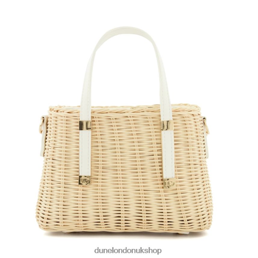 Small Raffia Tote Bag Women N4BBPB145 Dune London Dinkydorries Natural