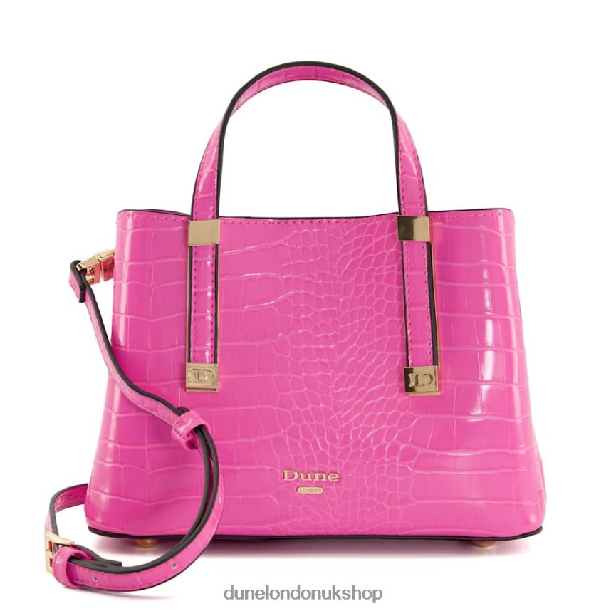 Unlined Mini Tote Bag Women N4BBPB197 Dune London Dinkydorrie Fuchsia