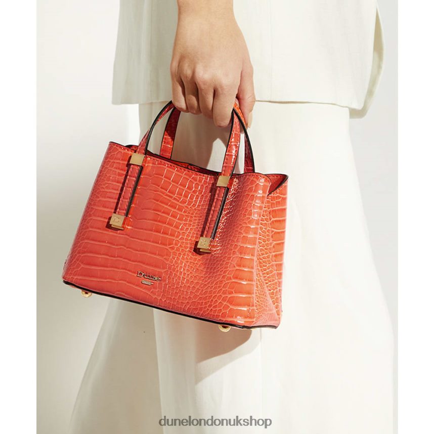 Unlined Mini Tote Bag Women N4BBPB269 Dune London Dinkydorrie Orange