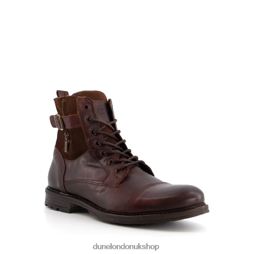 Casual Buckle Detail Ankle Boots Men N4BBPB866 Dune London Call Brown