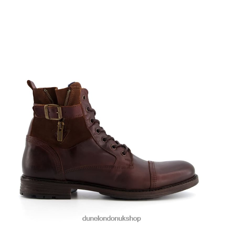 Casual Buckle Detail Ankle Boots Men N4BBPB866 Dune London Call Brown