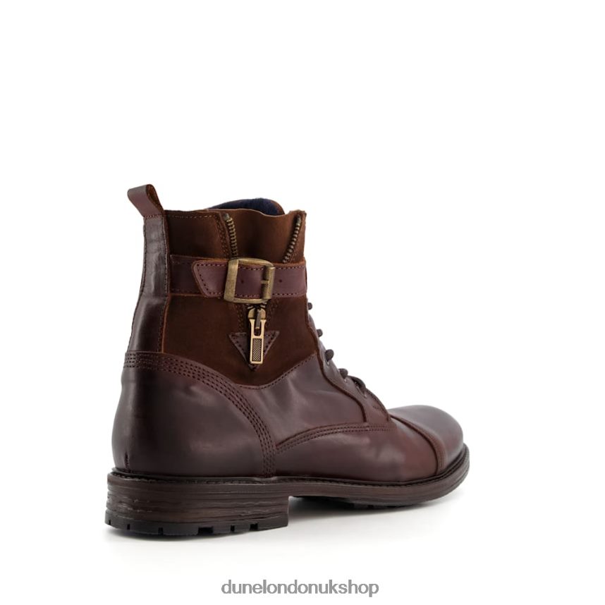 Casual Buckle Detail Ankle Boots Men N4BBPB866 Dune London Call Brown