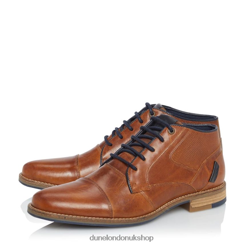 Lace Up Ankle Boots Men N4BBPB870 Dune London Carls Tan