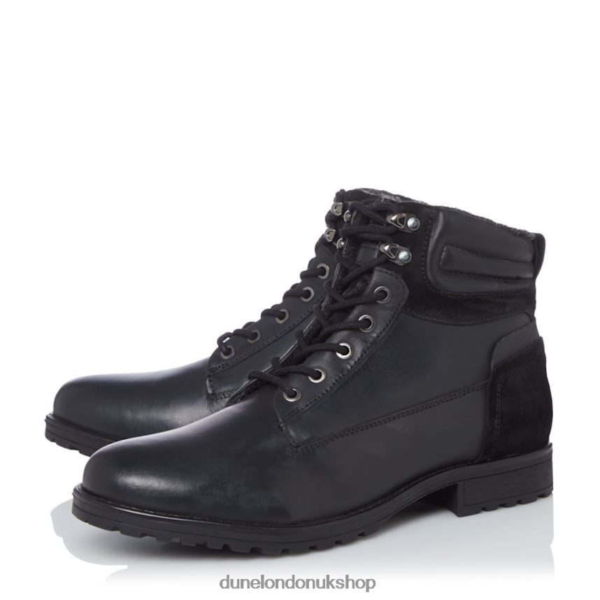 Lace-Up Boots Men N4BBPB752 Dune London Capello Black