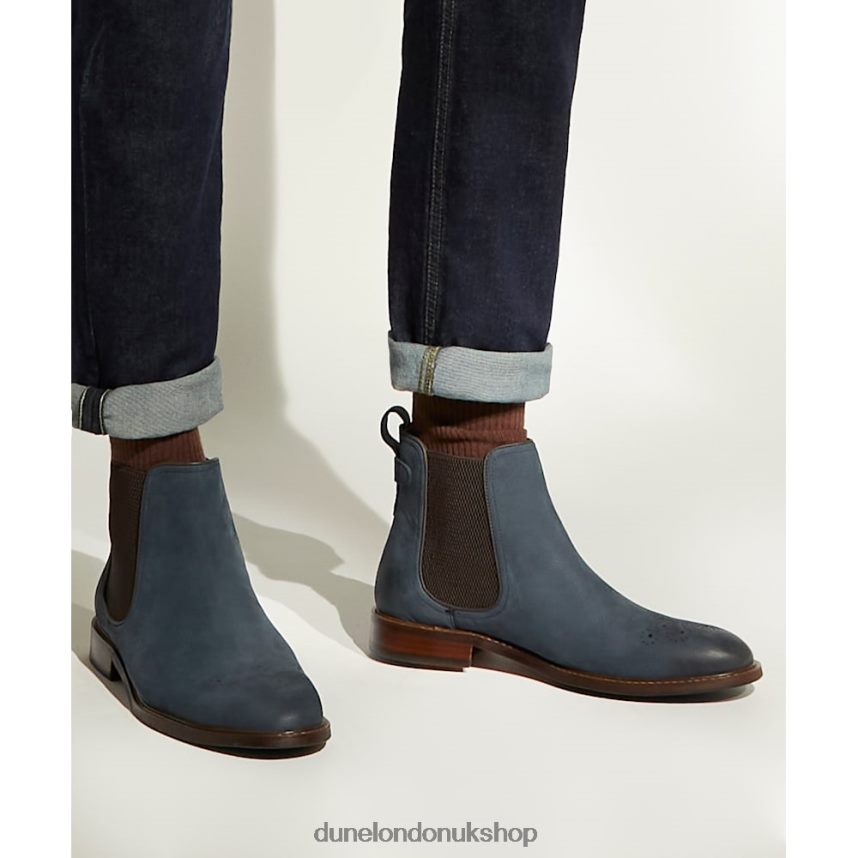 Elasticated Chelsea Boots Men N4BBPB839 Dune London Clicker Blue