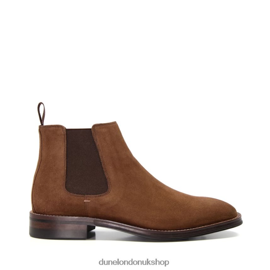 Suede Elasticated Chelsea Boots Men N4BBPB805 Dune London Masons Brown