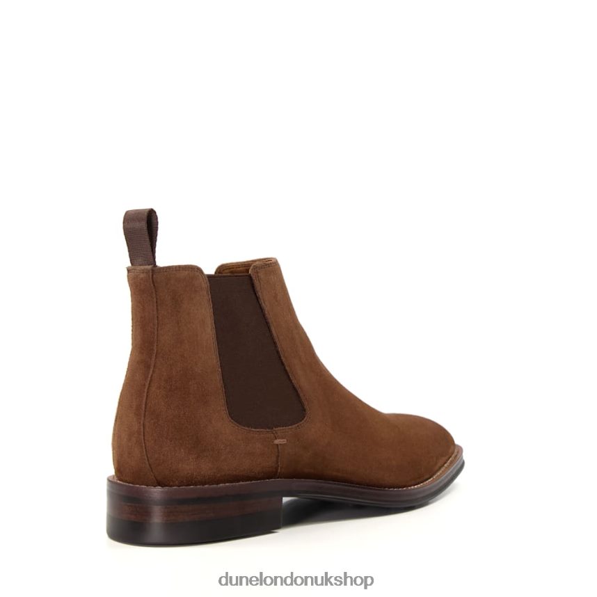 Suede Elasticated Chelsea Boots Men N4BBPB805 Dune London Masons Brown