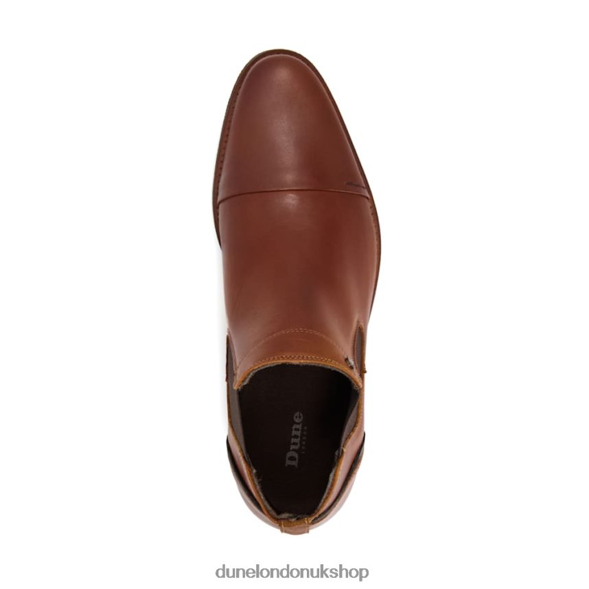 Toecap Detail Chelsea Boots Men N4BBPB850 Dune London Chili Tan