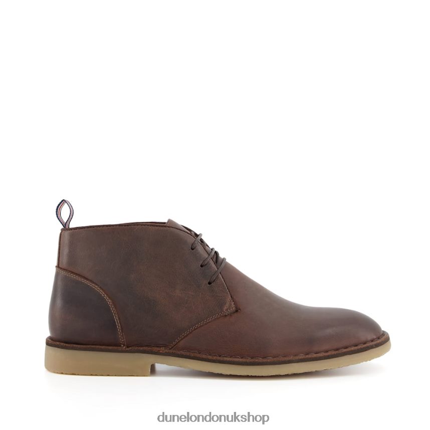 Lace Up Chukka Boots Men N4BBPB862 Dune London Cash Brown