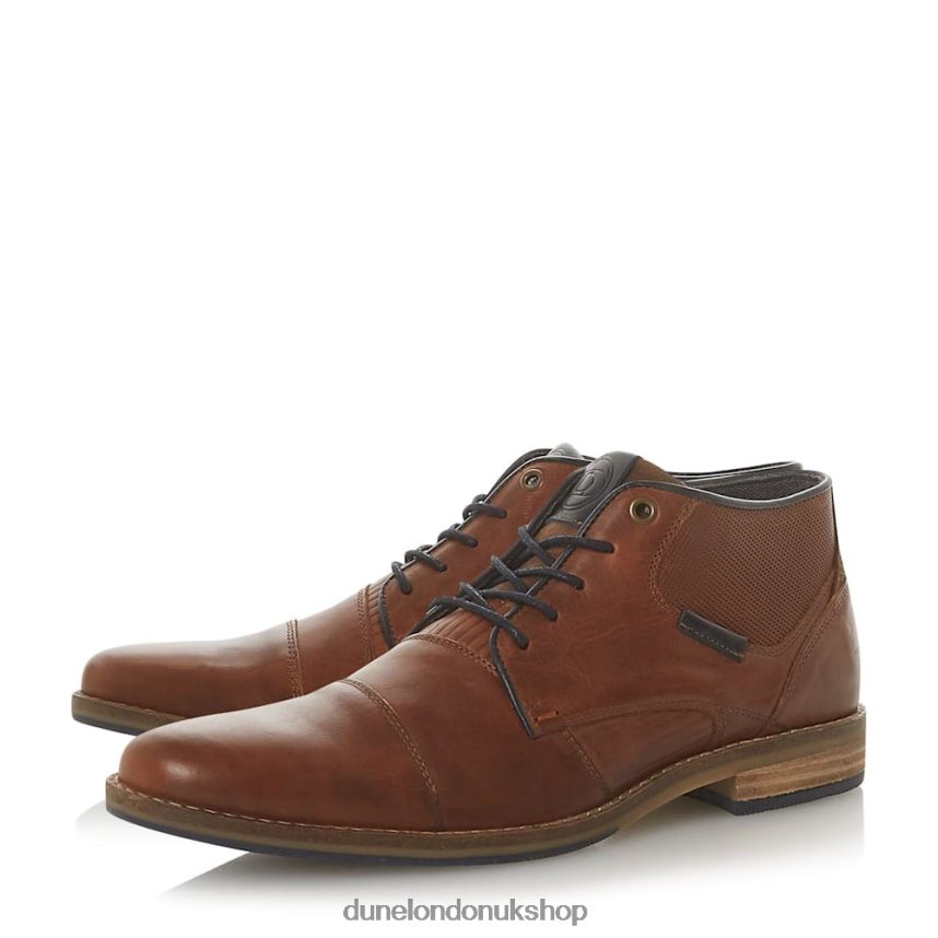 Lace Up Chukka Boots Men N4BBPB869 Dune London Chigwell Tan