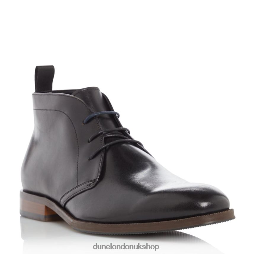 Smart Chukka Lace Up Boots Men N4BBPB816 Dune London Marvinn Black - Click Image to Close