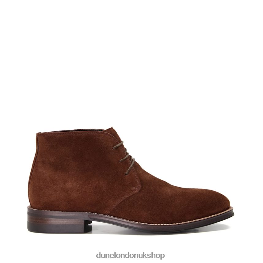 Suede Lace-Up Chukka Boots Men N4BBPB806 Dune London Maloney Brown