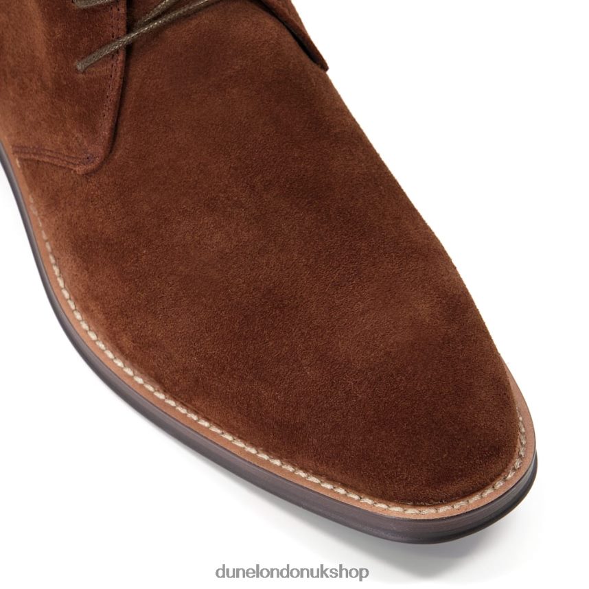 Suede Lace-Up Chukka Boots Men N4BBPB806 Dune London Maloney Brown