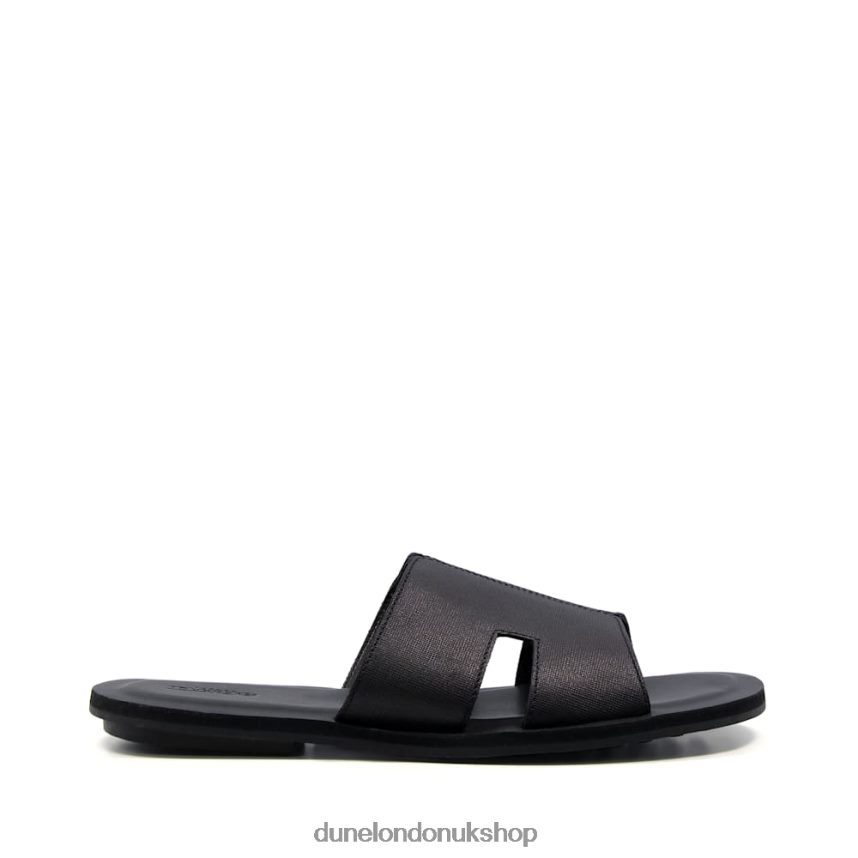 Leather Sandals Men N4BBPB742 Dune London Incense Black