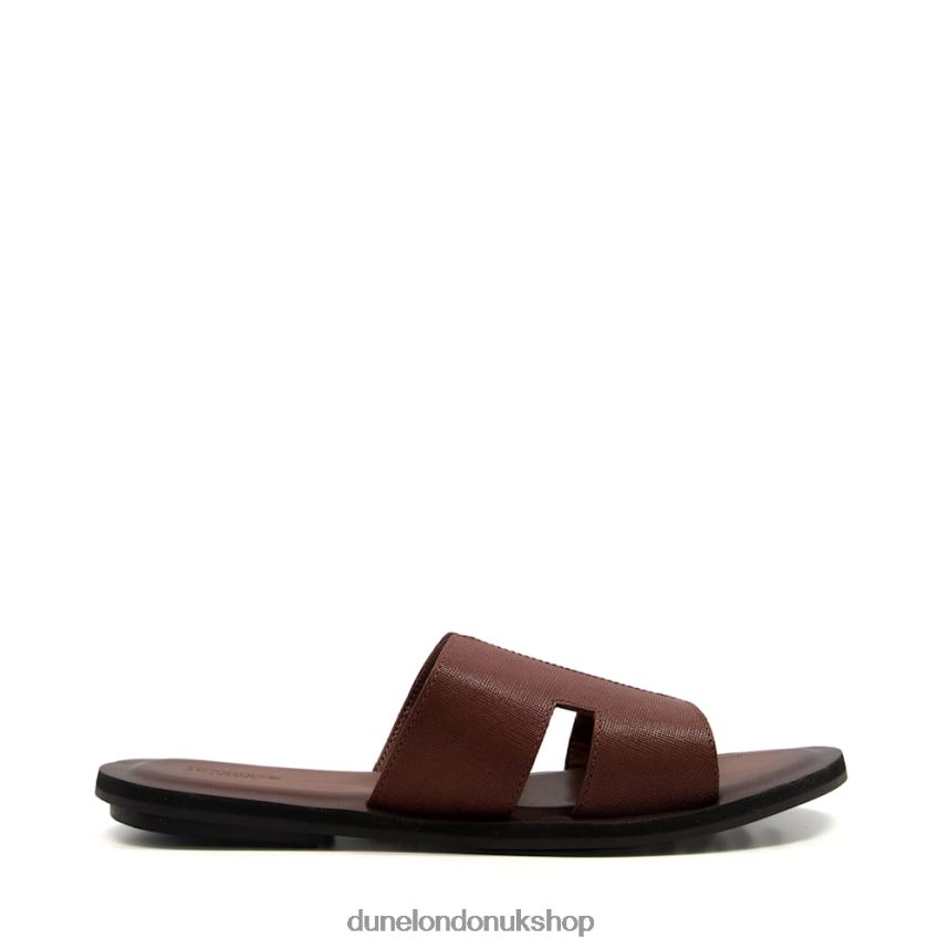 Leather Sandals Men N4BBPB811 Dune London Incense Tan