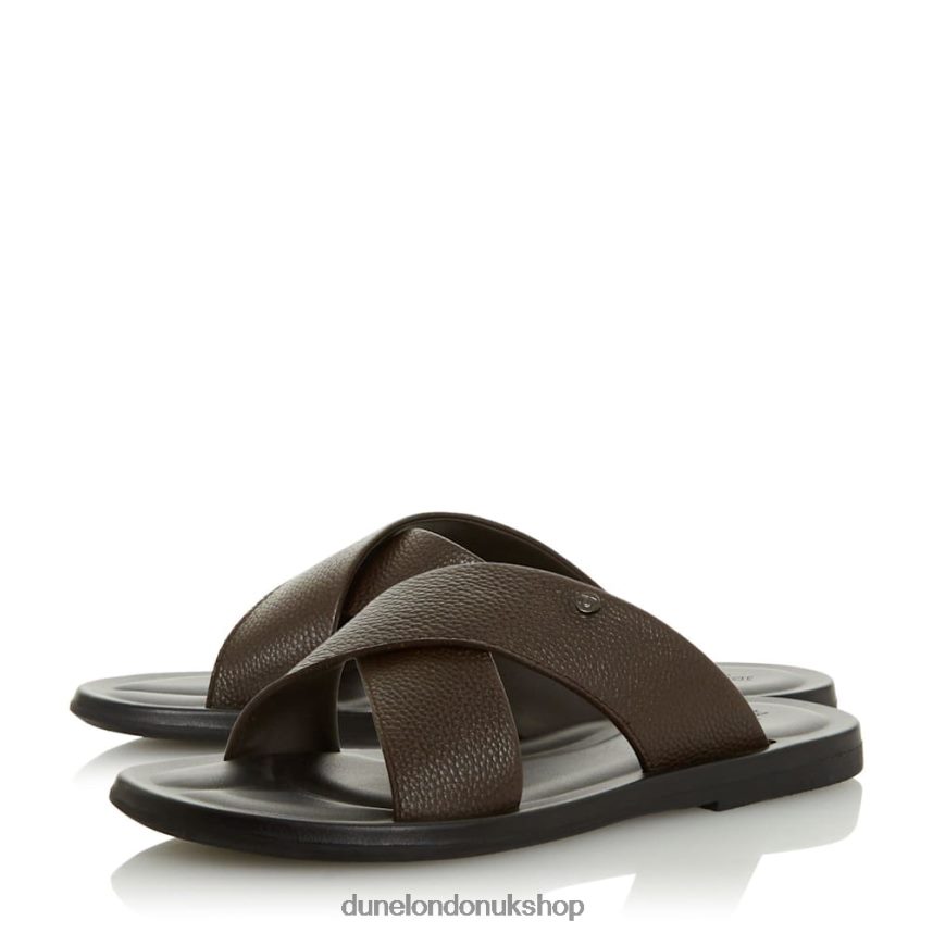 Slip-On Sandals Men N4BBPB759 Dune London Franks Brown