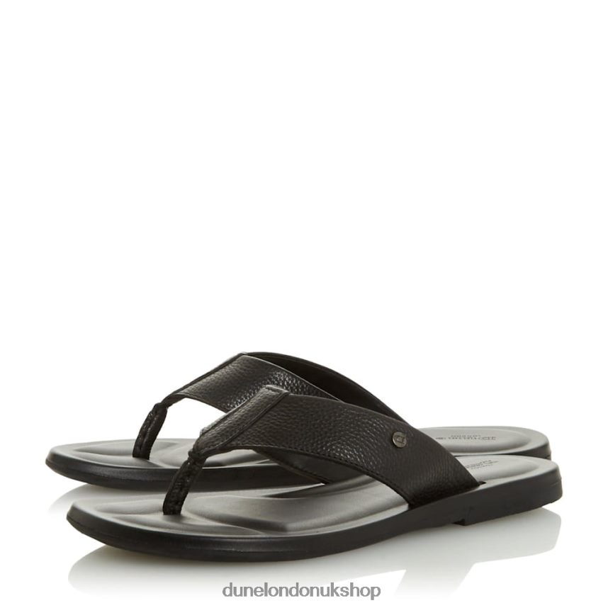 Toe Post Sandals Men N4BBPB761 Dune London Fredss Black