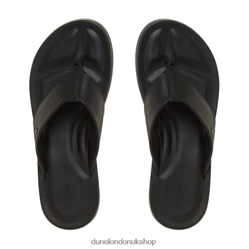 Toe Post Sandals Men N4BBPB761 Dune London Fredss Black