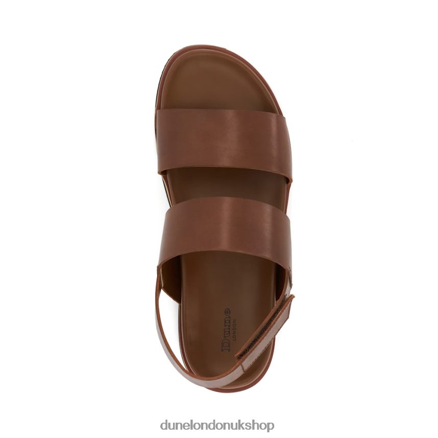 Utilitarian Strap Sandals Men N4BBPB691 Dune London Idda Tan