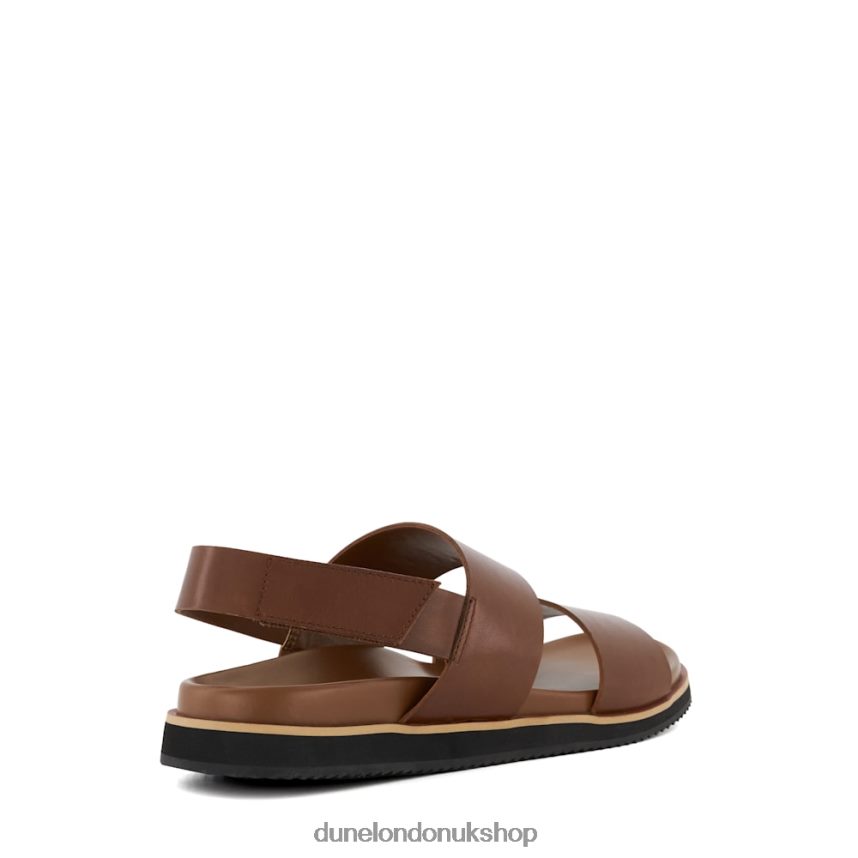 Utilitarian Strap Sandals Men N4BBPB691 Dune London Idda Tan