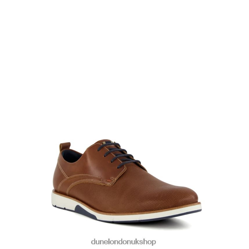 Casual Gibson Shoes Men N4BBPB677 Dune London Barnabey Tan - Click Image to Close