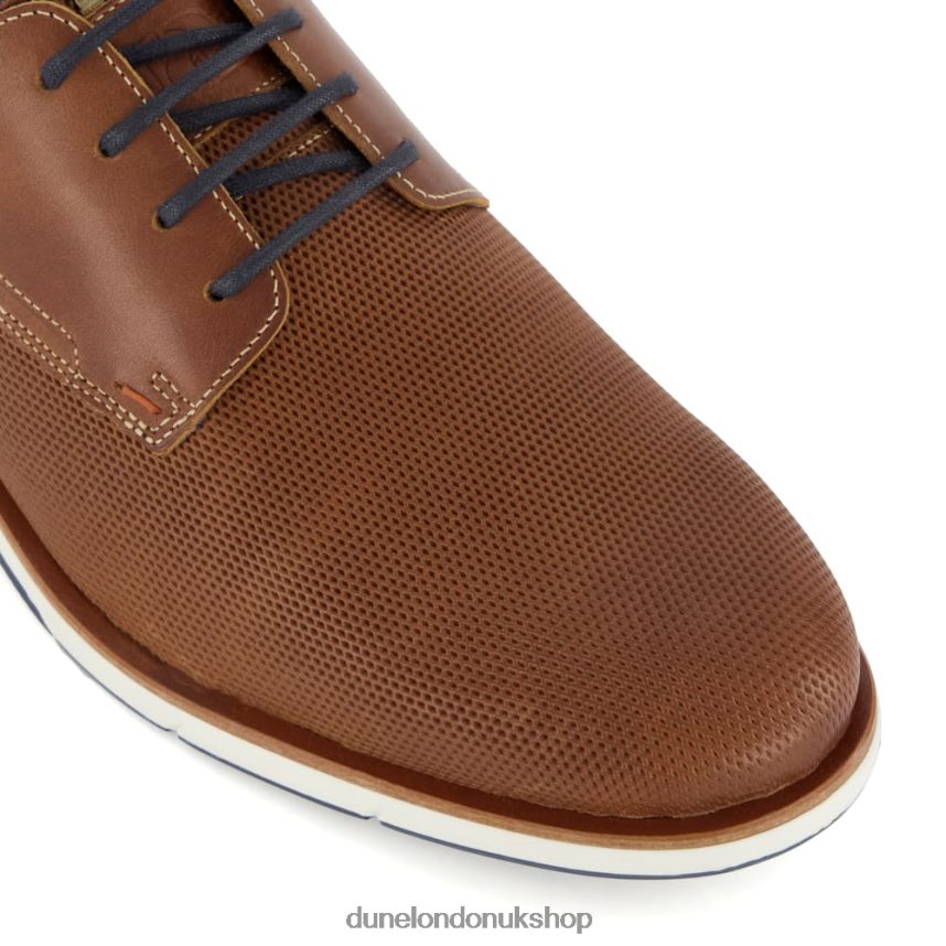 Casual Gibson Shoes Men N4BBPB677 Dune London Barnabey Tan