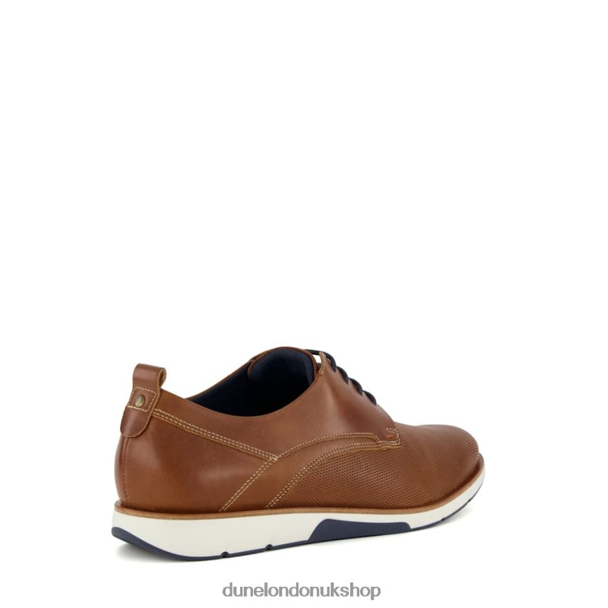 Casual Gibson Shoes Men N4BBPB677 Dune London Barnabey Tan