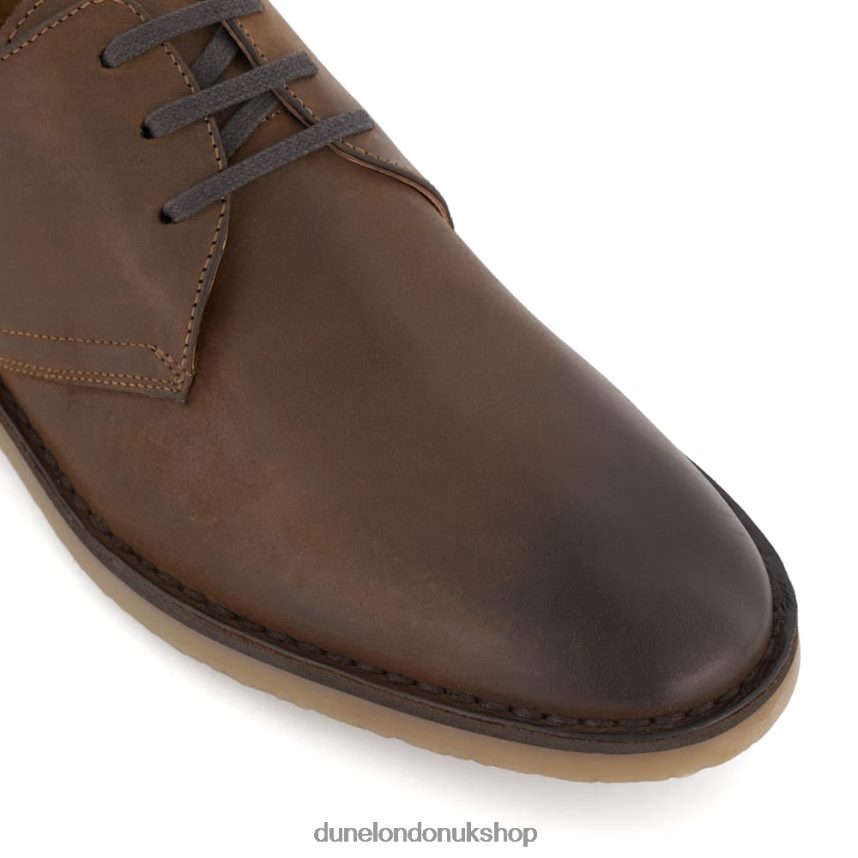 Casual Lace-Up Shoes Men N4BBPB703 Dune London Brookedd Brown