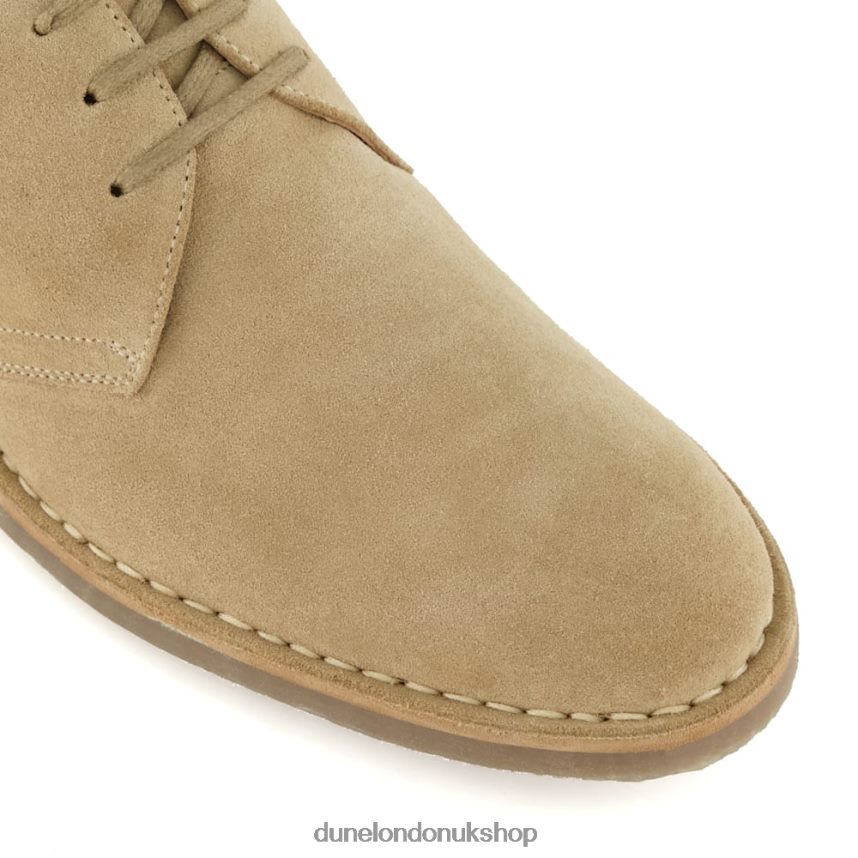 Casual Suede Lace-Up Shoes Men N4BBPB704 Dune London Brookedd Stone