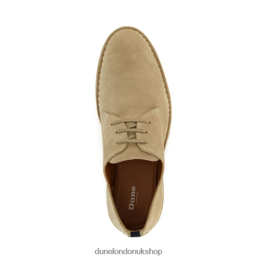 Casual Suede Lace-Up Shoes Men N4BBPB704 Dune London Brookedd Stone