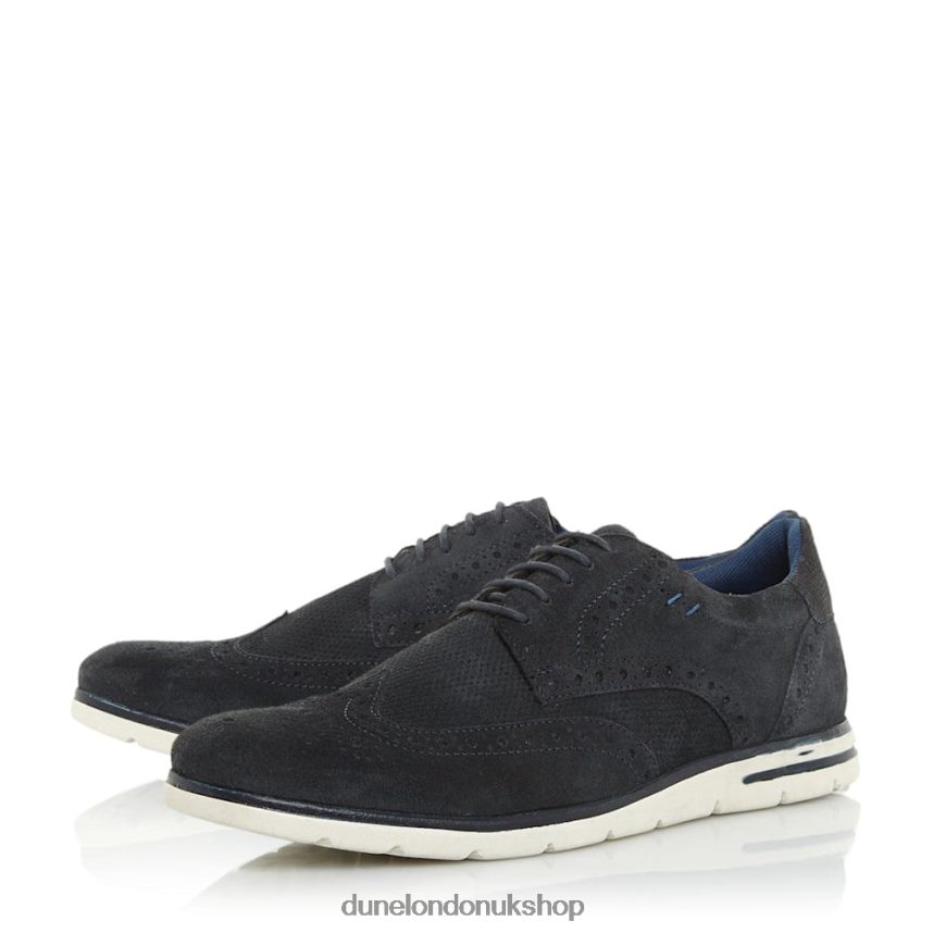 Lace Up Brogue Wedge Men N4BBPB852 Dune London Barry Navy