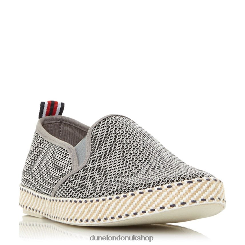 Mesh Espadrille Shoes Men N4BBPB749 Dune London Fin Grey