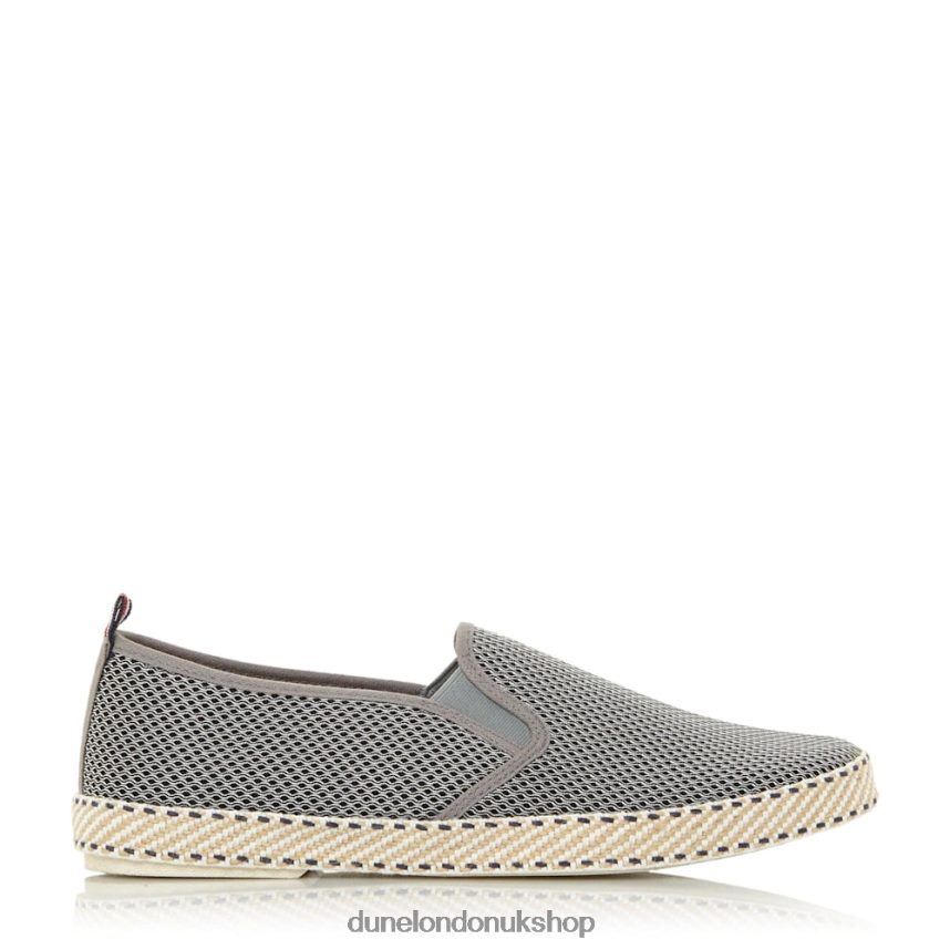 Mesh Espadrille Shoes Men N4BBPB749 Dune London Fin Grey