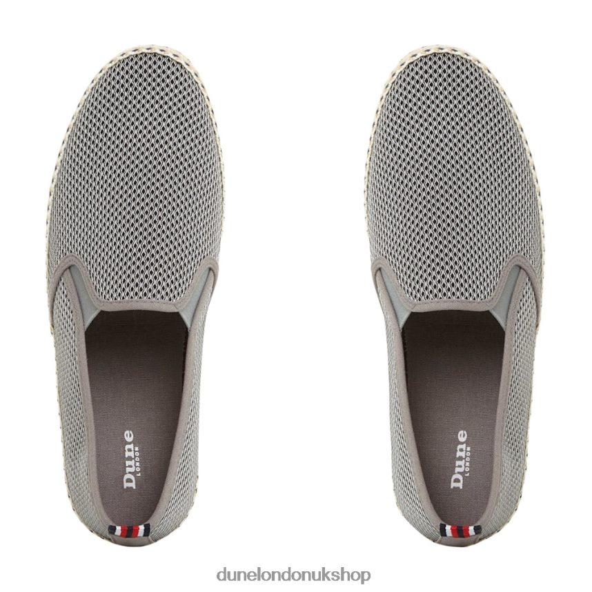 Mesh Espadrille Shoes Men N4BBPB749 Dune London Fin Grey