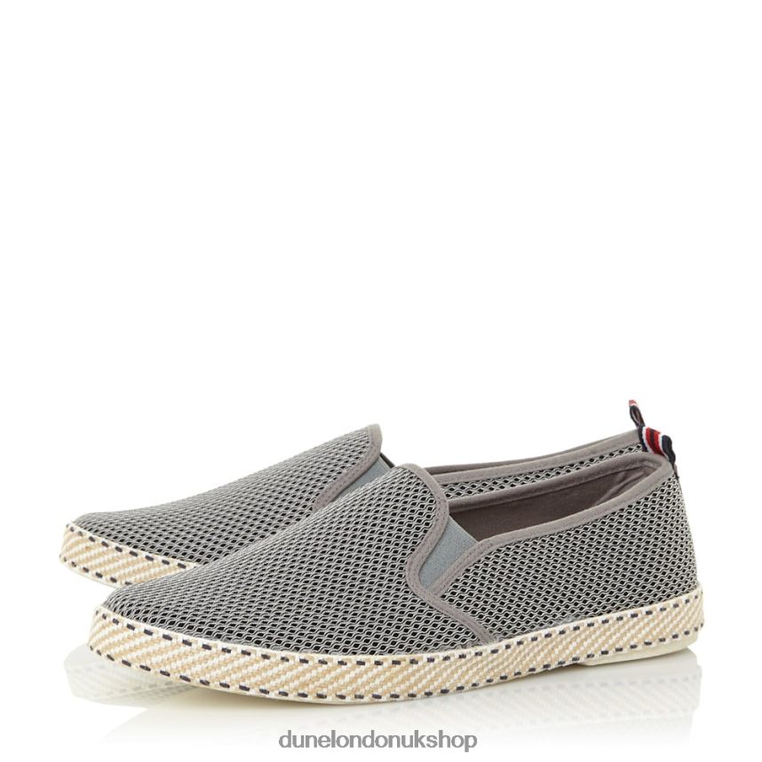 Mesh Espadrille Shoes Men N4BBPB749 Dune London Fin Grey