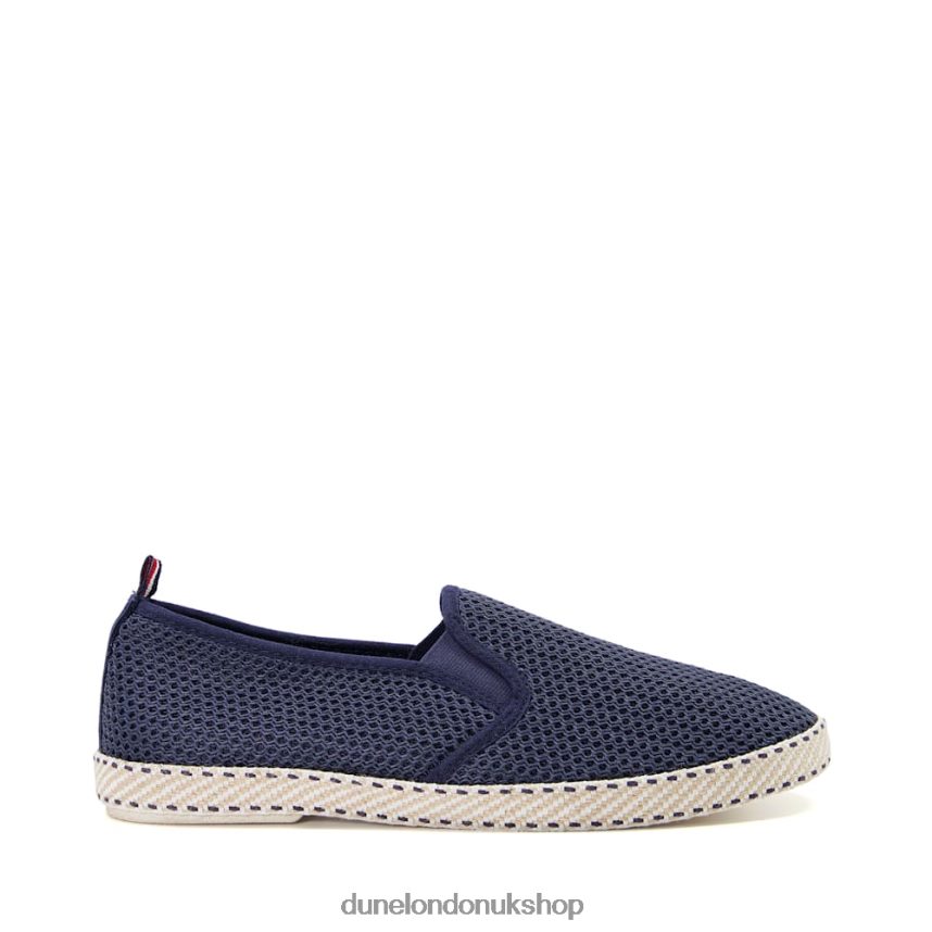 Mesh Espadrille Shoes Men N4BBPB876 Dune London Flin Navy