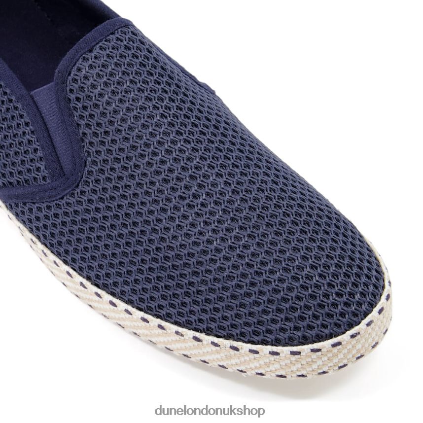 Mesh Espadrille Shoes Men N4BBPB876 Dune London Flin Navy